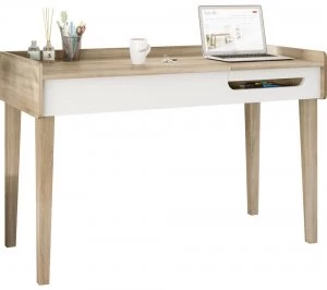 Image of TEKNIK Giru 7700005 Desk - Sonoma Oak, White