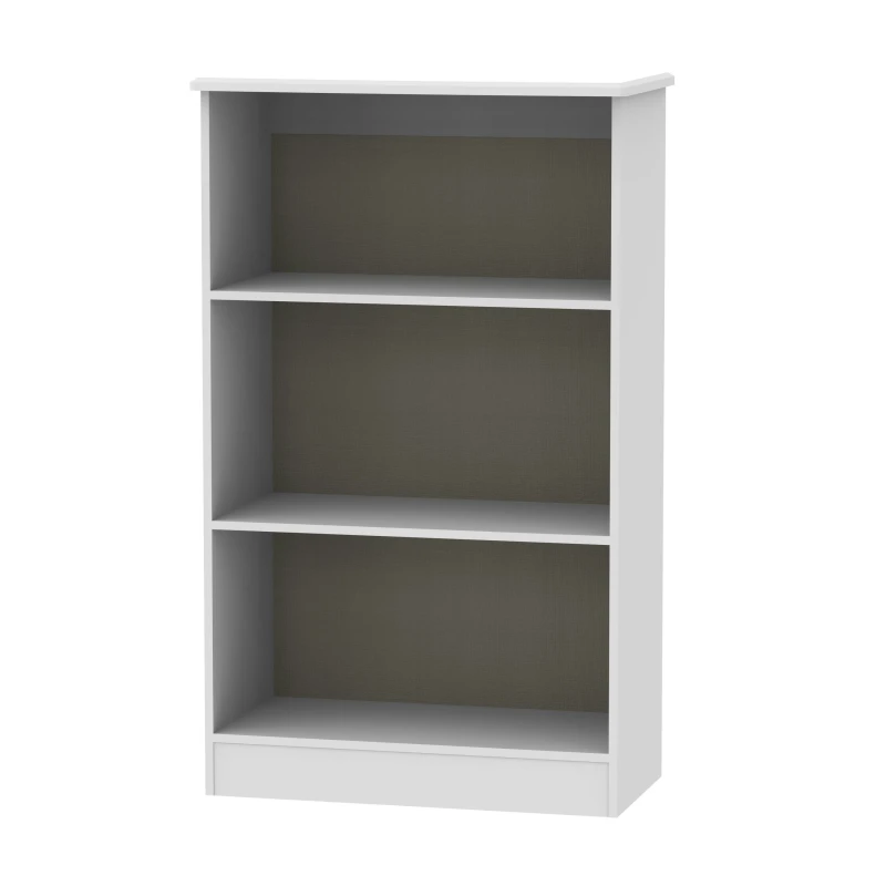 Image of Harrow Bookcase In Grey Matt (Ready Assembled)