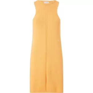 Image of Calvin Klein Jeans Knitted Tank Dress - Orange