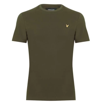 Image of Lyle and Scott Basic Logo T Shirt - Olive W485