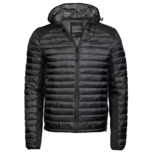 Image of Tee Jays Mens Aspen Crossover Jacket (S) (Jet Black Melange)