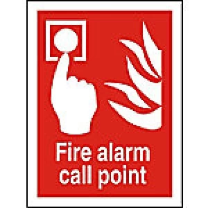 Image of Fire Sign Fire Alarm Plastic 30 x 20 cm