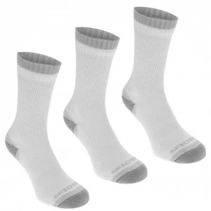 Image of Skechers Work Socks 3 Pack Ladies - Grey White