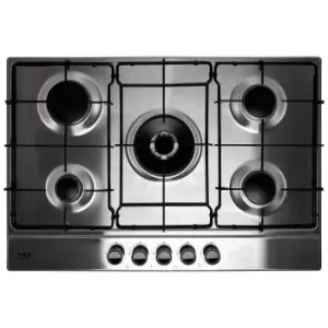 Image of Beko HIAW75224SX 75cm Gas Hob - Stainless Steel