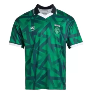 Image of Classicos de Futebol Northern Ireland Retro Fan Shirt Mens - Green