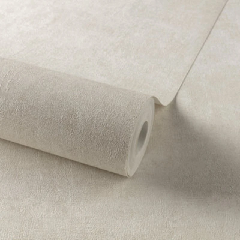 Image of Grandeco Annabella Distressed Plaster Textured Wallpaper, Neutral