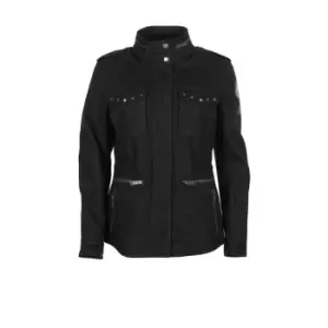 Image of Helstons Tara Canvas Cotton Black Jacket S
