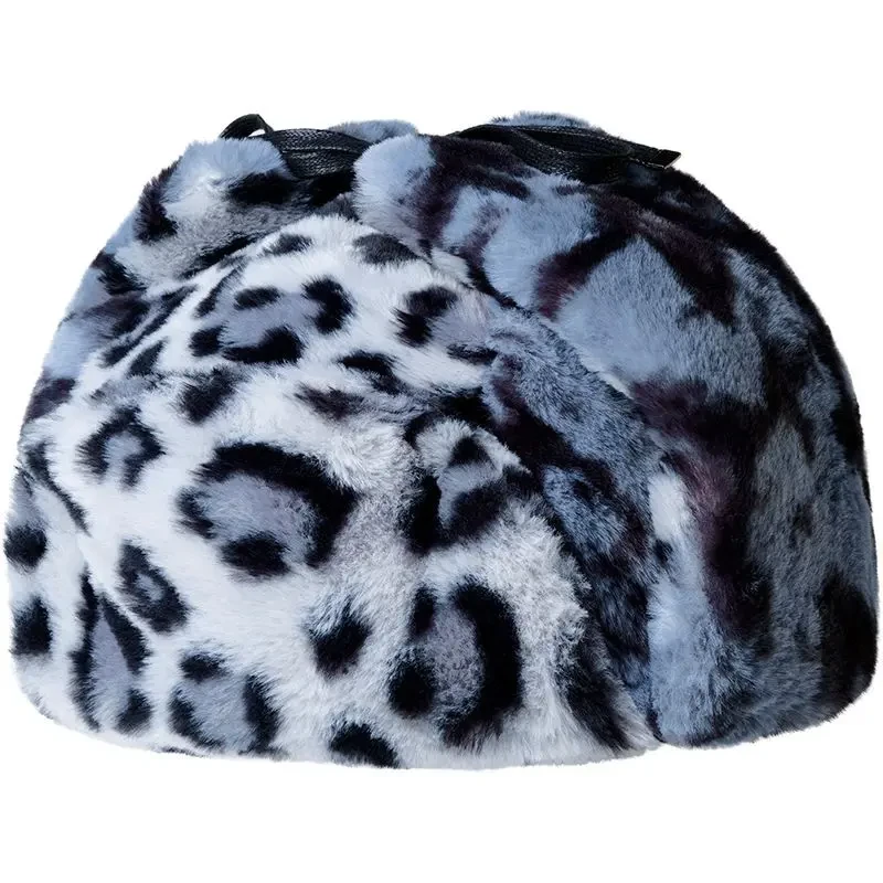 Image of Kangol Kangol Wild Fur Trapper Beanie Bleu Unisex S