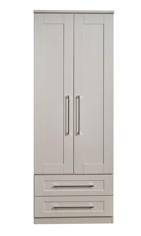 Image of Ripon 2 Door 2 Drawer Wardrobe In Kashmir Ash (Ready Assembled)