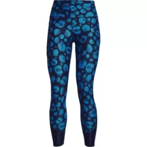 Image of Under Armour Armour Heatgear AOP Tights Womens - Blue