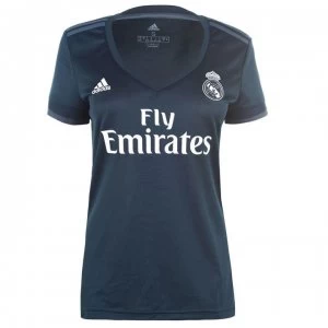 Image of adidas Real Madrid Away Shirt 2018 2019 Ladies - Blue