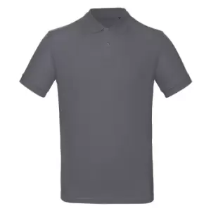 Image of B&C Mens Inspire Polo (Pack of 2) (L) (Slate Grey)