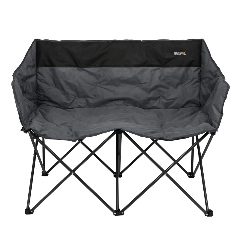 Image of Regatta Navas Double Camping Chair Black/Ebony unisex One Size