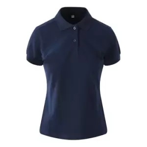 Image of AWDis Just Polos Womens Girlie Stretch Pique Polo Shirt (M) (Navy)