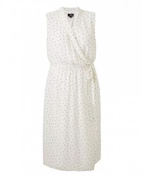 Image of Lovedrobe Spot Print Collar Dress