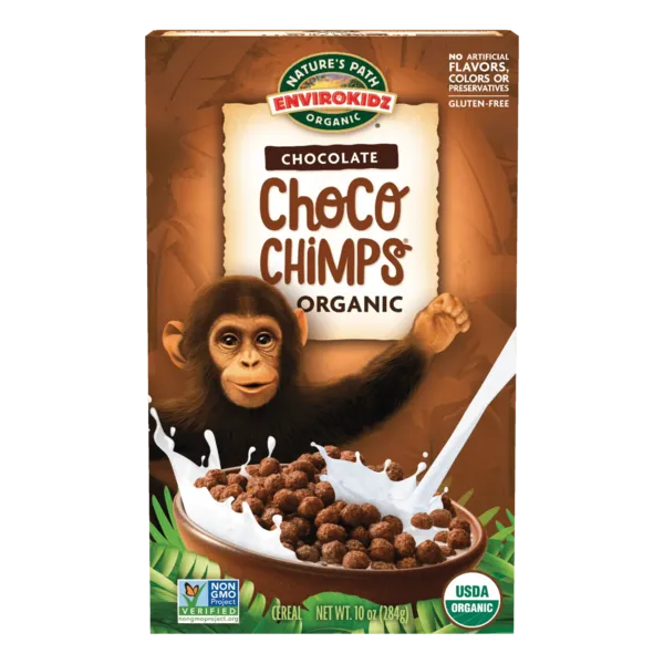 Image of Enviro Kidz Chocolate Choco Chimps - 284g - 95618 - Natures Path