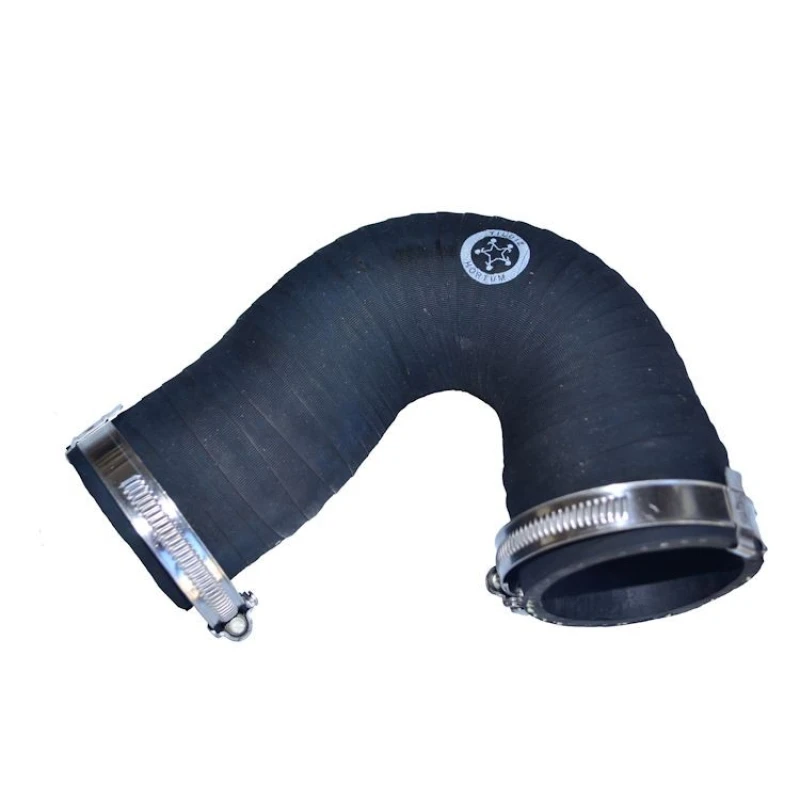 Image of HORTUM 144270 Turbocharger Hose with clamping pieces, Rubber with fabric lining Rubber with fabric lining Charger Intake Hose (3314)