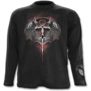 Image of The Lord of Darkness Mens Medium Long sleeve T-Shirt - Black