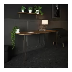 Image of Hairpin Leg Antique Brass 3 Pin 710mm - Set of 2 - Antique Brass - Rothley