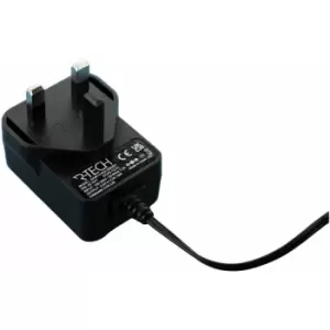 Image of R-TECH 857077 AC/DC Adapter 5vdc 2amp UK Plug Top