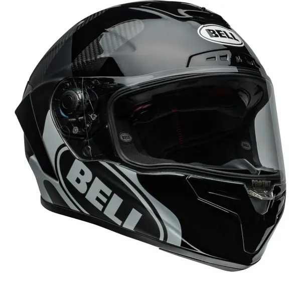 Image of Bell Race Star DLX Flex Hello Cousteau Algae Black Full Face Helmet Size XL