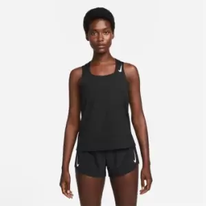Image of Nike Dri-FIT ADV AeroSwift Womens Racing Singlet - Black