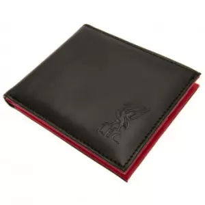 Image of Liverpool FC Champions Of Europe Leather Wallet (One Size) (Black/Red)