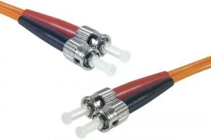Image of 1m Fibre OM2 50 125 STST Orange Cable