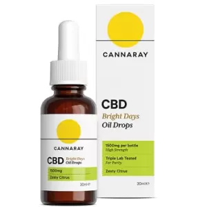 Image of Cannaray Bright Days Oil Drops 1500mg