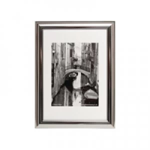 Image of Photo Album Company A4 Silver Chrome Certificate Frame PILA4SHIN-NG