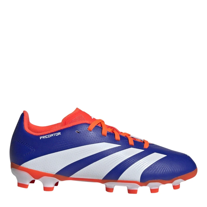 Image of adidas Unisex Kids Predator League Firm Ground Football Boots Blue/Wht/Red unisex 5 (38)