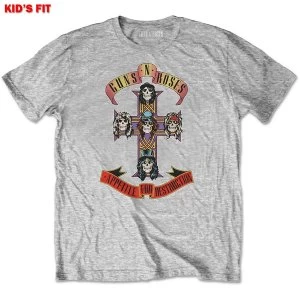 Image of Guns N' Roses - Appetite for Destruction Kids 3 - 4 Years T-Shirt - Grey