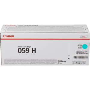 Image of Canon 059 Cyan Laser Toner Ink Cartridge