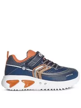 Image of Geox Boys Assister Trainer, Navy, Size 1 Older