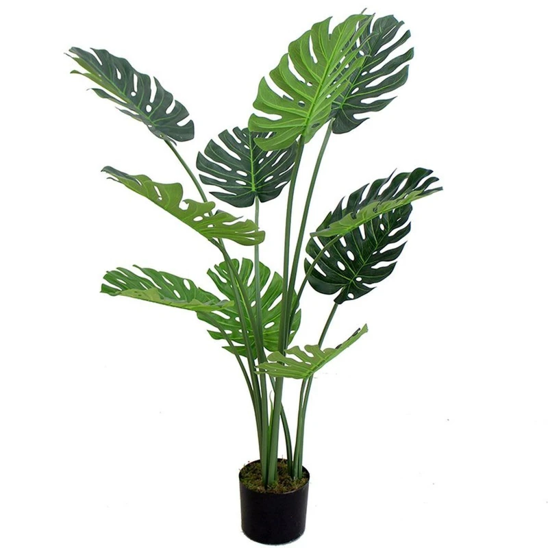 Image of Leaf 120cm Leaf realistic Artificial Monstera Cheese Plant Green