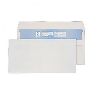 Image of Purely Nature First Ennvironmental DL BRE Envelopes Gummed 102 x 216mm Plain 80 gsm White Pack of 1000