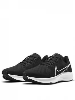 Image of Nike Air Zoom Pegasus 38 - Black/White, Size 6, Men