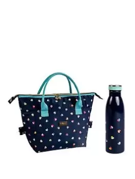 Image of Beau & Elliot 'Mini Confetti' - Convertible `2 In 1 Insulated Lunch Bag + Stainless Steel Insulated Drinks Bottle (500Ml)