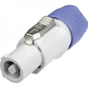 Image of Neutrik NAC3FCB Mains connector powerCON Series (mains connectors) powerCON Socket, straight Total number of pins: 2 + PE 20 A Grey