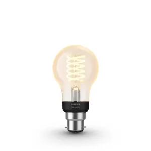 Image of Philips Hue B22 White Smart Filament Bulb with Bluetooth