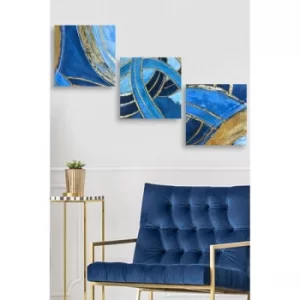 Image of MDF0099 Multicolor Decorative MDF Painting (3 Pieces)