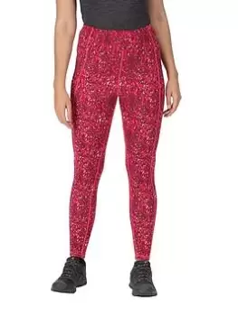 Image of Regatta Holeen Legging Ii, Burgundy, Size 8, Women