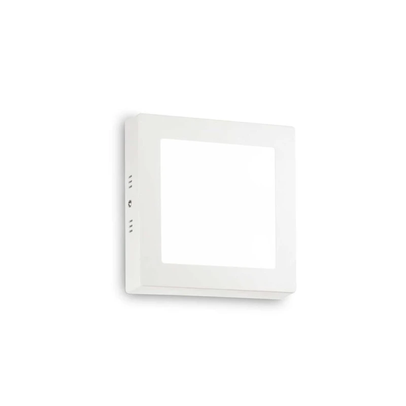 Image of Universal Integrated LED 17cm Square Semi Flush Light White 1250Lm 4000K