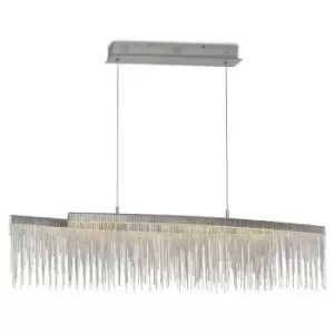 Image of Suspension Fusion Chrome polished 1 bulb 35cm