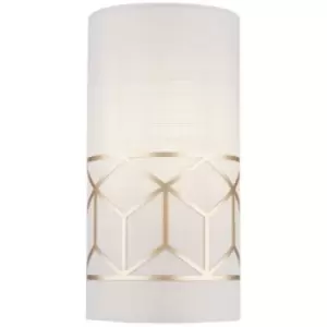 Image of Maytoni Lighting - Messina Flush Wall Lamp Gold, 1 Light, E14