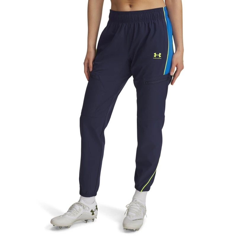 Image of Under Armour Womens Performance Challenge Warmup Tracksuit Bottom Washed Navy female 8 (XS)
