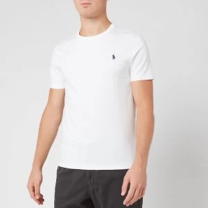 Image of Polo Ralph Lauren Mens Custom Slim Fit Cotton T-Shirt - White - L
