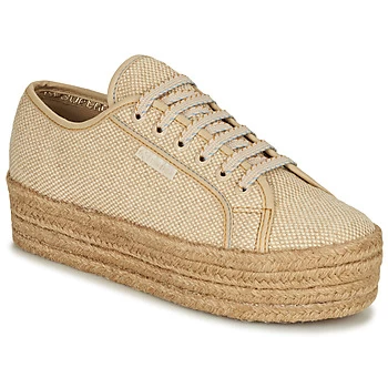 Image of Superga 2790 JUTECOTROPEW womens Shoes Trainers in Beige,4,5,6.5,2.5