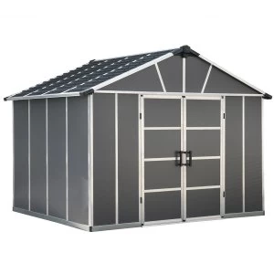Image of Palram Yukon 11 x 9 Shed - Dark Grey