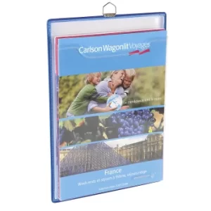 Image of Clear view suspended filing pocket